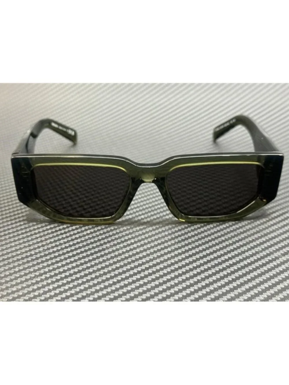 New PRADA Men Military Green Sunglasses 54-18-140